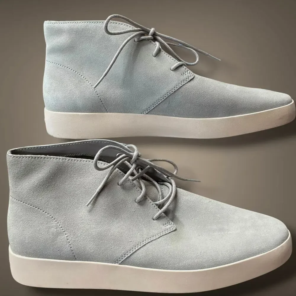 Men's Size 9 EVERLANE Cool Gray Suede Desert Boot 0721 Excellent Condition